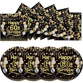 50pcs 70 لوحات عيد ميلاد لوحات ومناديل ، 25x7in لوحات يمكن التخلص منها 25x6.5in كوكتيل منديل 1955 أدوات المائدة للحفلات للرجال هتافات إلى 70 سنة عيد ميلاد العطلة الزواج الذكرى السنوية (70،7in)