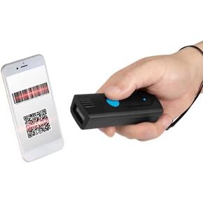 Mini Bluetooth Barcode Scanner 3-in-1 قارئ لاسلكي عالي السرعة محمول 1D 2D QR 2.4G جيب المسح الضوئي مع أجهزة الكمبيوتر اللوحية Windows Android IOS