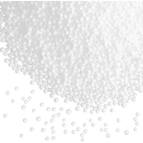 Polystyrene Beans for Crafts 0.55lbs Filling Bean Bags Refill Pillow Stuffing Punching Bag Filler for Couch Stuffed Animal Stuffing
