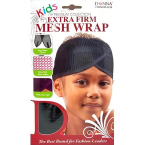 DONNA KIDS Extra Firm Mesh Wrap Silk Hair Wrap for Sleeping Head Wrap for Kid, Girl