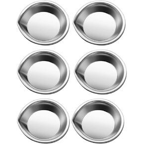 18pcs لوحة الطلاء الفولاذ المقاوم للصدأ صينية متعددة الأسلحة القابلة لإعادة الاستخدام لألوان مائية لسهولة خلط الألوان لفنانين المدارس والهواة