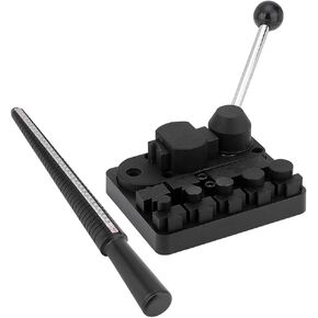 UniCraftale 1 مجموعة مجوهرات حلقة الثني حلقة Sizer Sizer Tool Tool Making Ring Ring Expander Enlarger Expander Nylon Dies Blanks Ring Bending Maker Macher Sizer Sizer