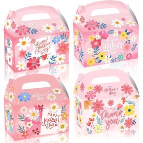 Generic Mothers Day Gift Bags Mothers Day Goodie Bags for Mothers Day Party Decoration Supplies, 12 Pack, pink