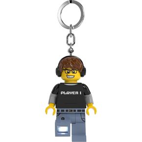 LEGO Minifigures Large 3 Inch Tall Keychain Light - Video Game Guy (KE217H)