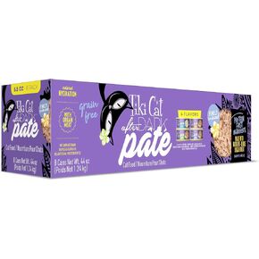 Tiki Cat بعد طعام القطط الرطب الناعم الداكن ، حزمة متنوعة ، 5.5 أوقية. Can (8 count)