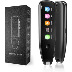 X5 Pro Translation Pen Scanner ، نص القارئ على جهاز الكلام لعسر القراءة 112 لدعم جهاز المترجم المستخلص ، قلم ماسح ضوئي للتسجيل الذكي مع شاشة تعمل باللمس 3.5 بوصة
