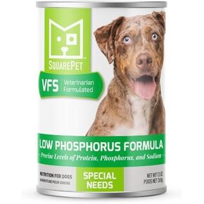 VFS® Low Phosphor Cog Food ، صيغة ذوي الاحتياجات الخاصة ، علب 13 أوقية ، حالة 12 ، البروتين المنخفض ، منخفض الصوديوم ، مواليد الطبيب البيطري