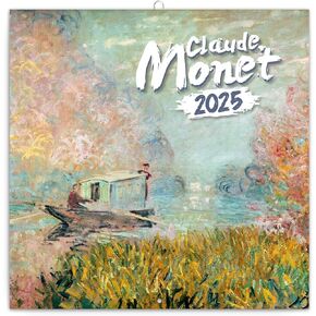 Calendar 2024-2025, Claude Monet Wall Calendar, Monthly Calendar, 16 Month Hanging Calendar Sep 2024 - Dec 2025, 12x12 in.