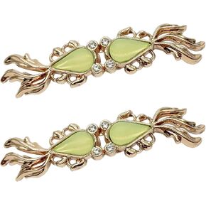 5pairs cloak clasp ، قفل عباءة الأزياء العتيقة ، حظ سعيد لوكب الأسماك الذهبية مثبتات قفل ، خياطة على السنانير والعيون سترة شال شالار الألباس كارديجان (الذهب الفاتح+الأحمر)