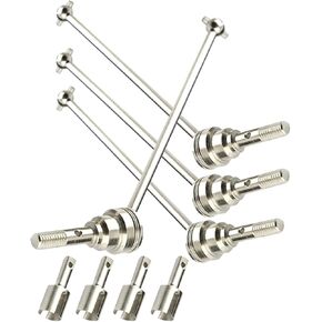 Drive Shaft CVD Upgrades Part for 1/16 e-revo #7151X, 4pcs Front Rear Harden Steel #45 Upgrades Parts Hop-up,Silver in Kuwait