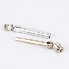 عمود محرك أقراص القيادة الخلفية عمود محرك أقراص زمنية #45 من الصلب ل LOSI 1/10 BAJA Rey Rock Rey Hammer Rey U4 Parts (Silver)