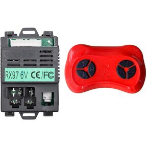 Weelye RX97 6V 2.4G تحكم جهاز التحكم عن بُعد في Bluetooth ومستقبله للأطفال يركبون ألعابًا ، وملحقات لوحة التحكم في مربع 6V للأطفال.