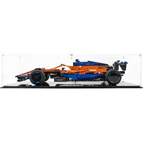 علبة عرض الأكريليك لـ Lego McLaren Formula 1 42141 ، مربع عرض مقاوم للغبار لـ LEGO 42141 ، الحجم: 26.77x11.81x6.69in (غير متضمن النموذج)