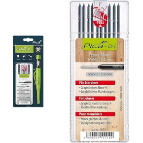 PICA 30403 Marker Kit ، Lead Case 4030 & Pack of 10 Graphite H Leads 2.8mm × 125mm