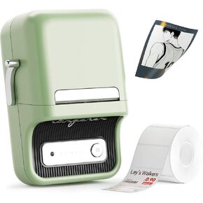 NIIMBOT B21 Pro Sticker Printer, 300DPI, Fun APP, Portable Inkless Label Printer, Bluetooth Sticker Maker for Notes, Scrapbook, Photo,Home Organization (Green) in Kuwait