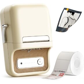 NIIMBOT B21 Pro Sticker Printer, 300DPI, Fun APP, Portable Inkless Label Printer, Bluetooth Sticker Maker for Notes, Scrapbook, Photo,Home Organization (Green)