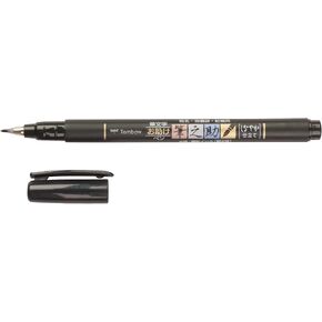 Tombow Fudenosuke Brush Pen Tip عريض الأسود