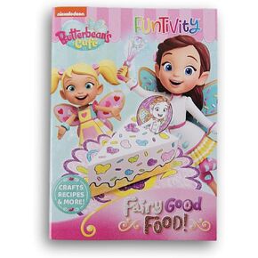 Butterbean's Cafe Funtivity Activity Book - 32 صفحة - الحرف والوصفات والمزيد!