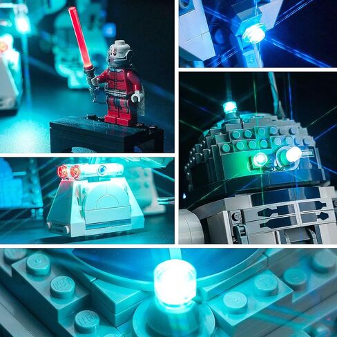 LED Lighting Compatible with Lego R2-D2 75379, Light Kit Compatible with Lego 75379, Giving Light to Model, NOT Included The Model Set(RC Model) in Saudi Arabia