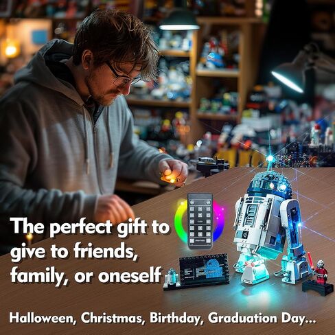 LED Lighting Compatible with Lego R2-D2 75379, Light Kit Compatible with Lego 75379, Giving Light to Model, NOT Included The Model Set(RC Model) in Saudi Arabia