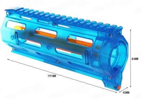 WORKER PDW Front Barrel for Nerf Retaliator Prophecy-R Modify Toy Color (Black Transparent) in Kuwait