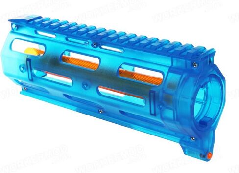 WORKER PDW Front Barrel for Nerf Retaliator Prophecy-R Modify Toy Color (Black Transparent) in Kuwait
