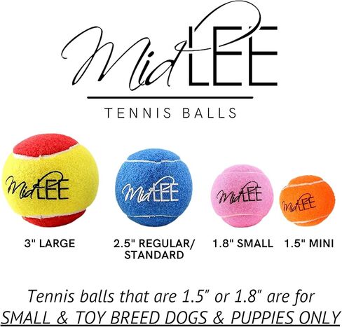 Midlee Happy Birthday Dog Tennis Balls (6 Pack) (Regular, Blue) in Kuwait