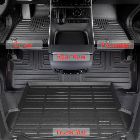 Wayhigh-All Weather Floor Mats and Cargo Liner for Mazda CX-30 2020-2024 2025 TPE Car Mats Waterproof Anti-Slip Floor Liners Accessories in Saudi Arabia