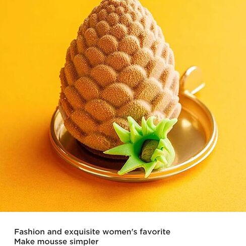 Ocpo Kitchen 3d Pinecone Silicone Mould for Baking Mousse Cake ، الحلوى الفرنسية ، الصابون ، شموع ، قالب تزيين كعكة الكريسم in Kuwait