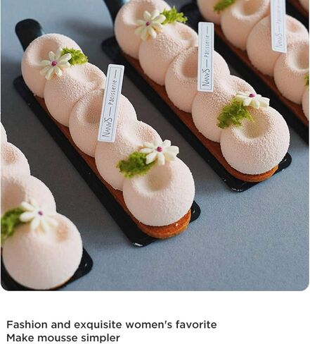 OCPO Kitchen 3D Pinecone Silicone Mold for Baking Mousse Cake, French Dessert, Soap, Candles, Christmas Cake Decorating Mold, Pinecone Shape (8-Cavity) in Kuwait