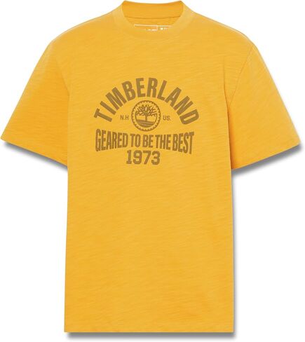 Timberland Men's Seasonal Logo Graphic Short Sleeve in Saudi Arabia