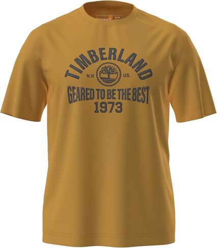 Timberland Men's Seasonal Logo Graphic Short Sleeve in Saudi Arabia