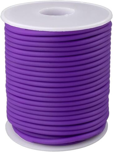 Craft County Hollow Rubber Tubing – 75 ft Spools of Super Flexible Tubing – Great for Arts & Crafts – Lime 2 mm in Saudi Arabia