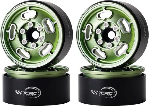 4PCS Aluminum 1.9 Inch Beadlock Wheels Hubs for 1/10 Axial Wraith RR10 YETI SCX10 D90 TRAXXAS TRX4 CC01 RC Crawler Car in Saudi Arabia