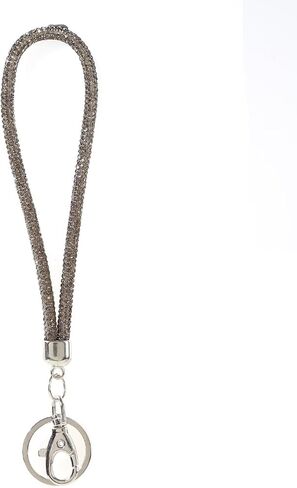 Women's Rhinestone Lanyard,Bling Diamond Wristlet Keychain Bracelet for Keys, Purse, Car Keys,Wallet 7.9 Inch in Kuwait