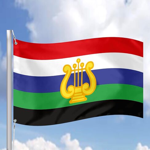 Tau Beta Sigma Sorority Greek Life Licensed Flag 3x5 Feet Flag Banner Wall Decor Outdoor Indoor Decoration Brass Grommets Double Stitch (Tau Beta Sigma # 4) in Saudi Arabia
