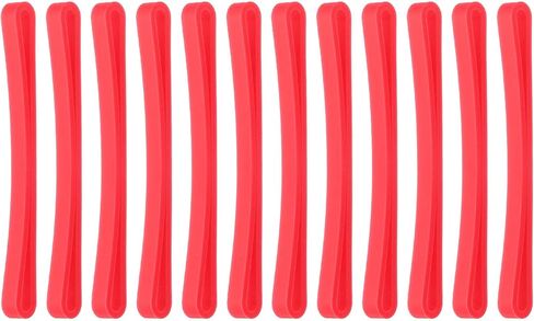 PATIKIL 3" Rubber Bands, 12 Pcs Durable Elastic Stretchy Bands for Books, Notebooks, Art, Traps, Exercise, Cooking, Yellow in Saudi Arabia