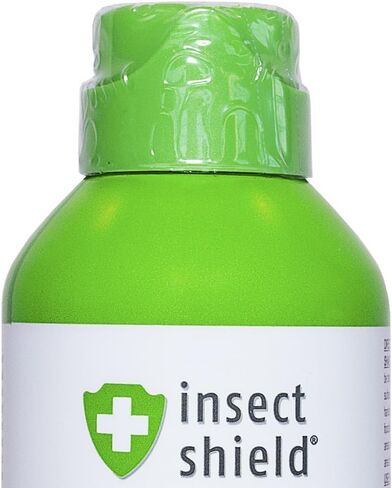 Insect Shield Premium Permethrin Spray - Tick, Flea, Fly, Mosquito, Chigger, Spider & Bed Bug Repellent for Clothing, Gear, Furniture, & Tents, Last up to 60 Days, Clear, 6 Oz Aerosol in Kuwait