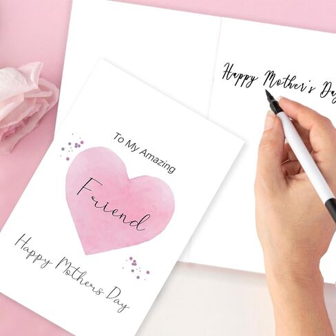 YiKaLus Happy Mothers Day Card for Bestie, Best Friends Mothers Day Gifts, To My Amazing Friend in Saudi Arabia