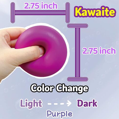 لعبة Squishy Dough Ball Toy (حزمة واحدة) كرات الإجهاد الممتدة للأطفال والبالغين ، ألعاب الضغط اللطيفة واللاعنة المتغيرة لليخونة ، كرة اسفنجي ، مثالية للقلق المراهقين ، مرض التوحد ، ADHD (الأرجواني) in Kuwait