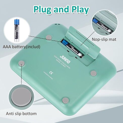 Basic Standard Calculator, Large 5-Inch LCD Display, 12 Digit, Big Button, Mechanical Switch Calculator for School Home Office Supplies and Desk Accessories, Automatic Sleep, Pink Calculator in Kuwait