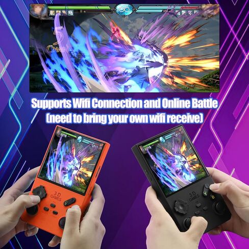 2025Newly Upgraded V40 MAX Retro Handheld Game Console with 256G Built-in 20000+ Classic Games, 4.0 Inch 4K HD IPS Screen Open Source Linux System, 4000mAh Battery, Portable Pocket Video Game Console in Kuwait