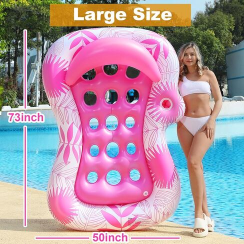 73 "x50" تطفو حمام سباحة كبير للبالغين مع حامل الكأس والوسادة القابلة للفصل ، وغطاء الشمس القابل للنفخ دباغة متسكبة لحفل البليار in Kuwait