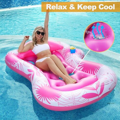 73 "x50" تطفو حمام سباحة كبير للبالغين مع حامل الكأس والوسادة القابلة للفصل ، وغطاء الشمس القابل للنفخ دباغة متسكبة لحفل البليار in Kuwait