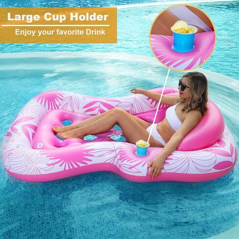 73 "x50" تطفو حمام سباحة كبير للبالغين مع حامل الكأس والوسادة القابلة للفصل ، وغطاء الشمس القابل للنفخ دباغة متسكبة لحفل البليار in Kuwait