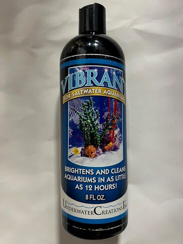 Vibrant Aquarium Underwater Creations Saltwater Fish Only FOWLR AIgae EIiminater Fish Food (8 OZ Non-REEFSAFE High Concentration) in Saudi Arabia
