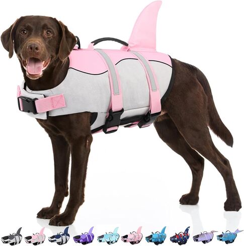 Bess Bridal Dog Life Jacket - Shark Safety Vest for Swimming & Boating in Kuwait