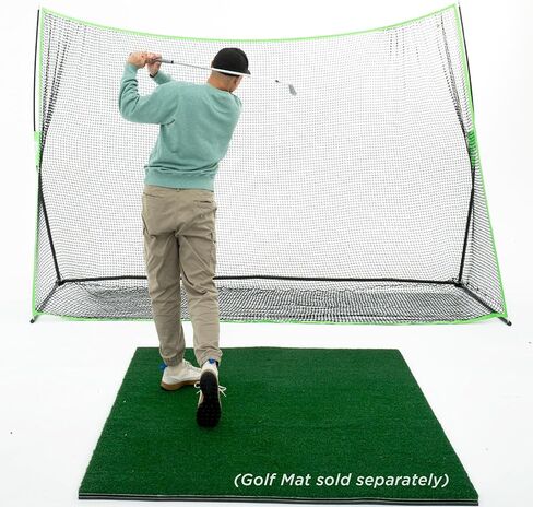 Hitting Net 10' x 7' with Target Knotless Golf Net for Indoor and Outdoor Practice - Arrives Ready to Assemble and Use in Kuwait