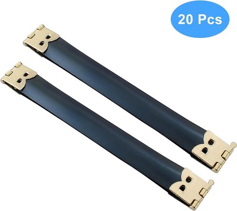 Seimneire 20 PCS 10cm Flex Frame Clasp Hinge Clasp, Internal Clips Coin Purse Clasp Small Metal Clip, Handbag Hardware Clasp Spring Clip for DIY Craft Bag in Saudi Arabia