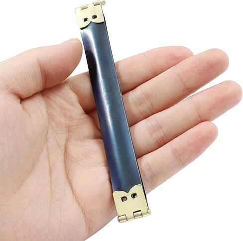 Seimneire 20 PCS 10cm Flex Frame Clasp Hinge Clasp, Internal Clips Coin Purse Clasp Small Metal Clip, Handbag Hardware Clasp Spring Clip for DIY Craft Bag in Saudi Arabia